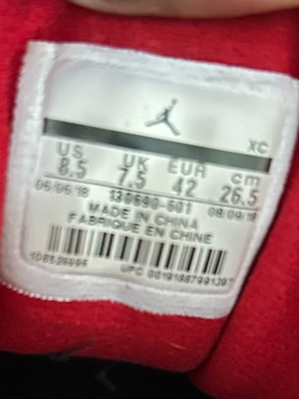 Jordan used air
